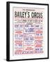 Baileys Circus-The Vintage Collection-Framed Giclee Print