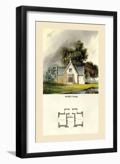 Bailiff's Cottage-Papworth-Framed Art Print