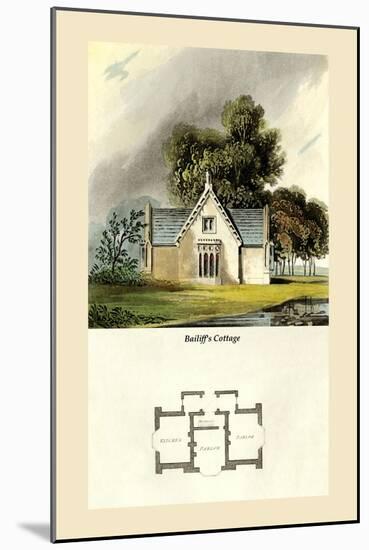 Bailiff's Cottage-Papworth-Mounted Art Print