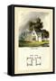 Bailiff's Cottage-Papworth-Framed Stretched Canvas