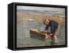 Bailing Out the Boat-William Marshall Brown-Framed Stretched Canvas