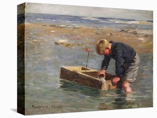 Bailing Out the Boat-William Marshall Brown-Stretched Canvas