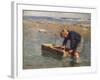 Bailing Out the Boat-William Marshall Brown-Framed Giclee Print