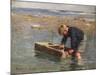 Bailing Out the Boat-William Marshall Brown-Mounted Giclee Print