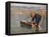 Bailing Out the Boat-William Marshall Brown-Framed Stretched Canvas