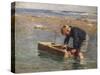 Bailing Out the Boat-William Marshall Brown-Stretched Canvas