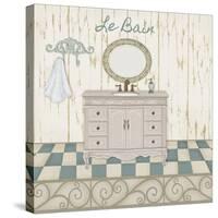 Bain Bleu II-Sue Ditzian-Stretched Canvas