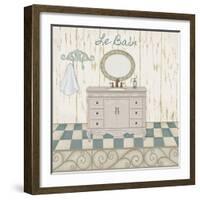 Bain Bleu II-Sue Ditzian-Framed Art Print