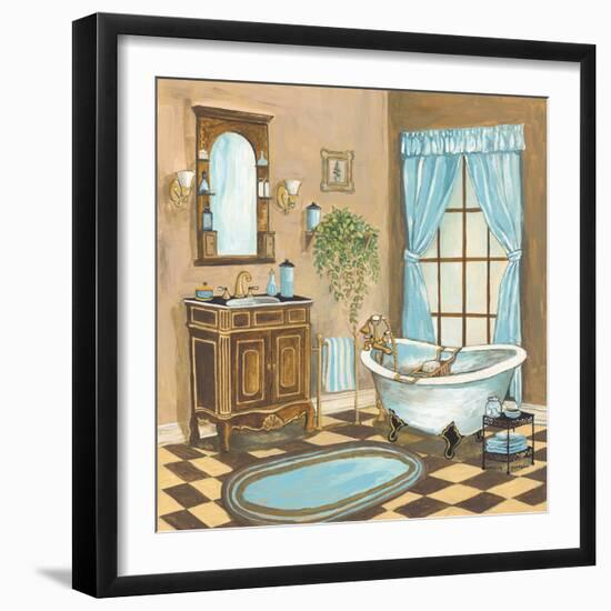 Bain de Cru I - Blue-Gregory Gorham-Framed Art Print