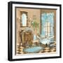 Bain de Cru I - Blue-Gregory Gorham-Framed Art Print