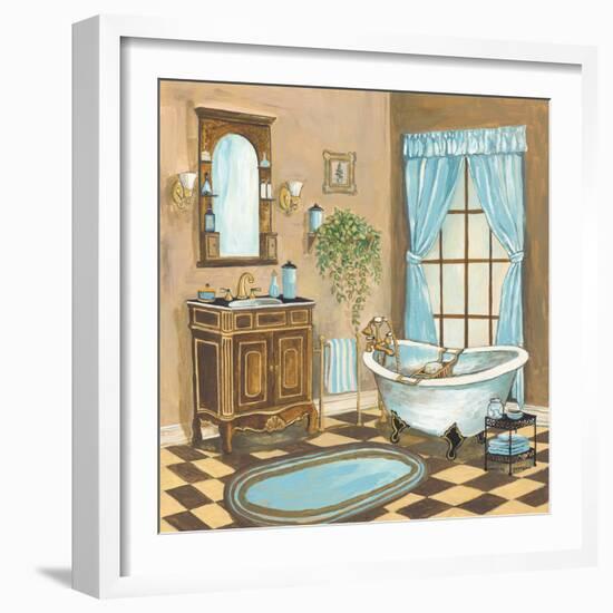 Bain de Cru I - Blue-Gregory Gorham-Framed Art Print