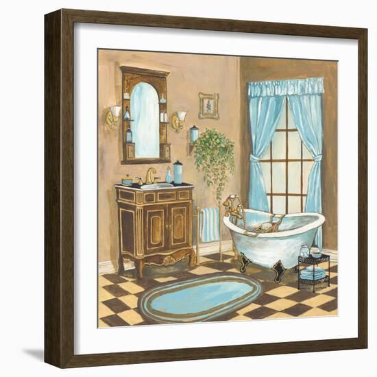 Bain de Cru I - Blue-Gregory Gorham-Framed Premium Giclee Print