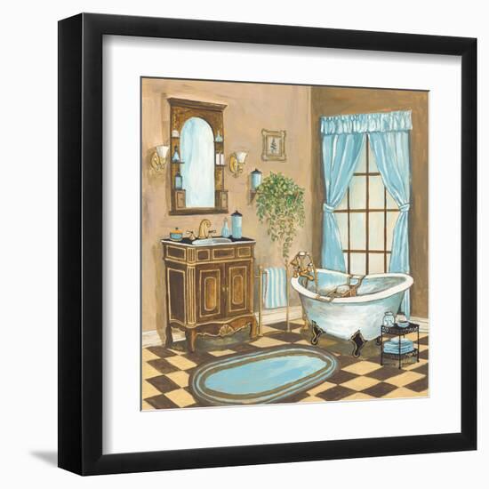 Bain de Cru I - Blue-Gregory Gorham-Framed Art Print