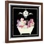 Bain du Jardin II Black-Sarah Mousseau-Framed Art Print