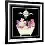 Bain du Jardin II Black-Sarah Mousseau-Framed Art Print