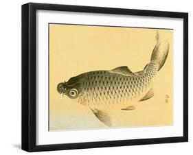 Bairei Gadan - Carp-Bairei Kono-Framed Giclee Print