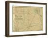 Baist's Map Showing the Development of the City and Suburbs of Philadelphia, Plate 1, 1897-George William Baist-Framed Giclee Print
