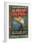 Bait and Tackle Shop Trout -Gearhart, Oregon-Lantern Press-Framed Art Print