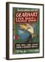 Bait and Tackle Shop Trout -Gearhart, Oregon-Lantern Press-Framed Art Print