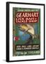 Bait and Tackle Shop Trout -Gearhart, Oregon-Lantern Press-Framed Art Print