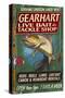 Bait and Tackle Shop Trout -Gearhart, Oregon-Lantern Press-Stretched Canvas