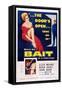 Bait, Top from Left: Cleo Moore, John Agar, Bottom Right: Cleo Moore, 1954-null-Framed Stretched Canvas