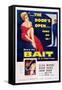 Bait, Top from Left: Cleo Moore, John Agar, Bottom Right: Cleo Moore, 1954-null-Framed Stretched Canvas