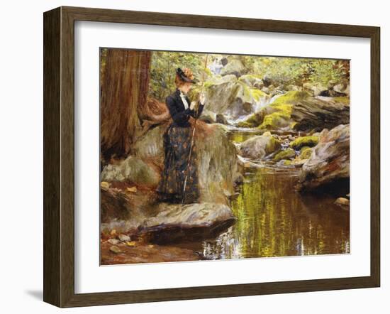 Baiting the Line-Francis Coates Jones-Framed Giclee Print