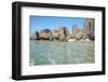 Baja California, Mexico. Sea of Cortez. Large rocks on the shore.-Julien McRoberts-Framed Photographic Print