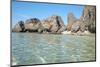 Baja California, Mexico. Sea of Cortez. Large rocks on the shore.-Julien McRoberts-Mounted Photographic Print