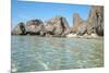 Baja California, Mexico. Sea of Cortez. Large rocks on the shore.-Julien McRoberts-Mounted Photographic Print