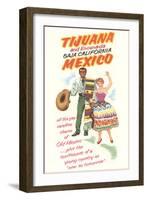 Baja California Travel Poster-null-Framed Art Print