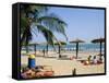Bakau Beach, the Gambia, West Africa, Africa-J Lightfoot-Framed Stretched Canvas