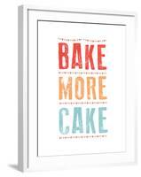 Bake More Cake-Moha London-Framed Giclee Print