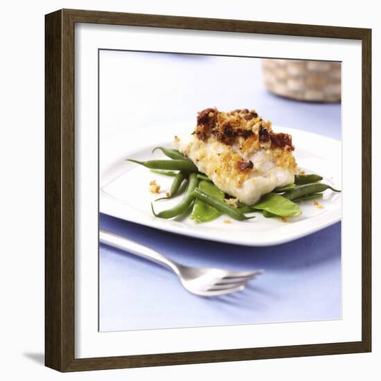 Baked Cod on Beans-Frank Wieder-Framed Photographic Print