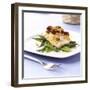 Baked Cod on Beans-Frank Wieder-Framed Photographic Print