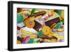 Baked Goodies Collage 2-Megan Aroon Duncanson-Framed Giclee Print