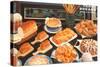 Baked Goods-Found Image Press-Stretched Canvas