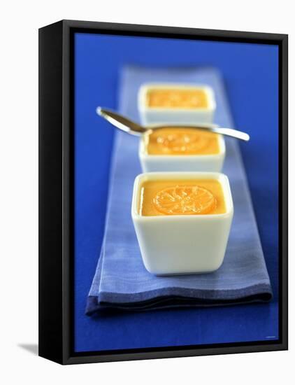 Baked Lemon Surprise Custards-Shaun Cato-symonds-Framed Stretched Canvas