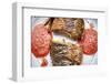 Baked Tilapia Served with Red Pepper Sauce-Eunika-Framed Premium Photographic Print