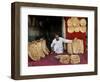 Baker Arranges Breads at His Shop in Kandahar Province, South of Kabul, Afghanistan-null-Framed Photographic Print