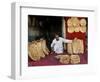 Baker Arranges Breads at His Shop in Kandahar Province, South of Kabul, Afghanistan-null-Framed Photographic Print