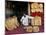 Baker Arranges Breads at His Shop in Kandahar Province, South of Kabul, Afghanistan-null-Mounted Photographic Print