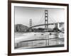 Baker beach and Golden Gate Bridge, San Francisco-null-Framed Art Print