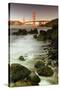 Baker Beach and the Golden Gate Bridge-Vincent James-Stretched Canvas