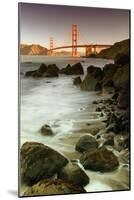 Baker Beach and the Golden Gate Bridge-Vincent James-Mounted Photographic Print