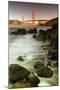 Baker Beach and the Golden Gate Bridge-Vincent James-Mounted Photographic Print