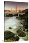 Baker Beach and the Golden Gate Bridge-Vincent James-Stretched Canvas