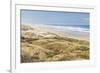 Baker Beach, Oregon, USA. Grassy dunes and a sandy beach on the Oregon coast.-Emily Wilson-Framed Photographic Print