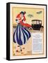 Baker Electric Cars, Magazine Advertisement, USA, 1910-null-Framed Stretched Canvas